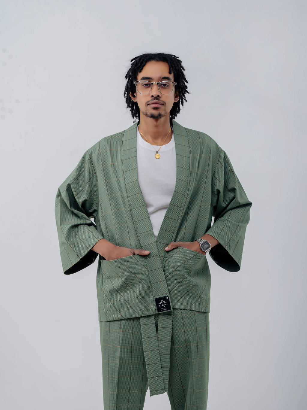 Men's custom kaftan featuring premium fabric and refined tailoring