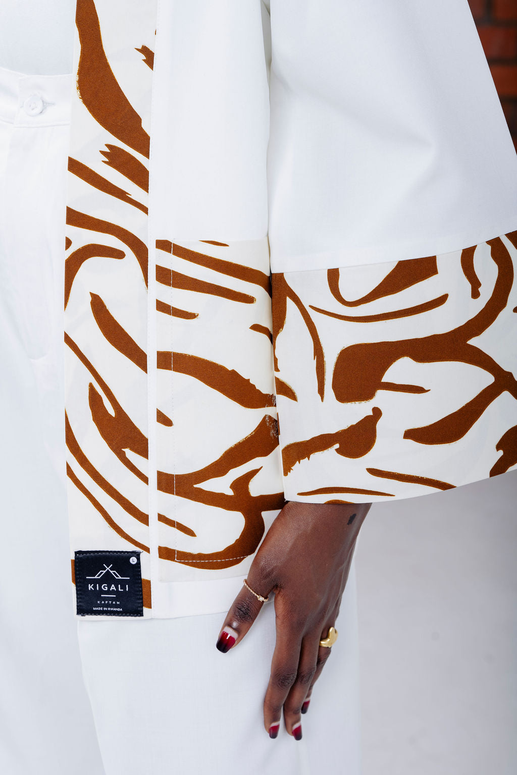 Women's elegant kaftan inspired by African heritage and modern design