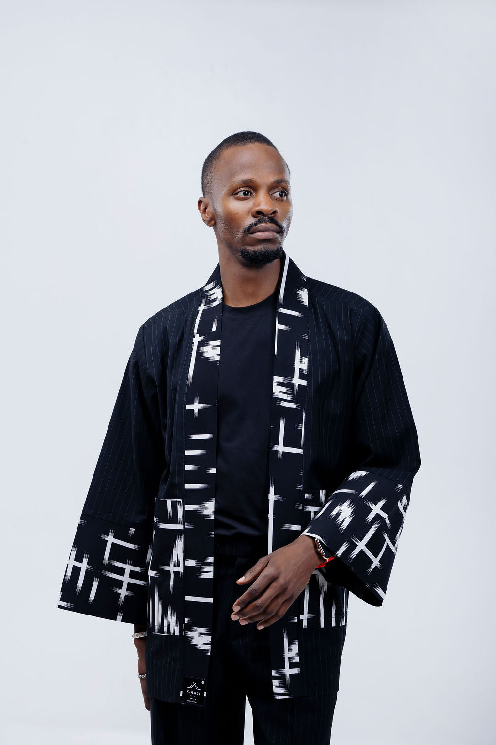 Men's custom kaftan featuring premium fabric and refined tailoring