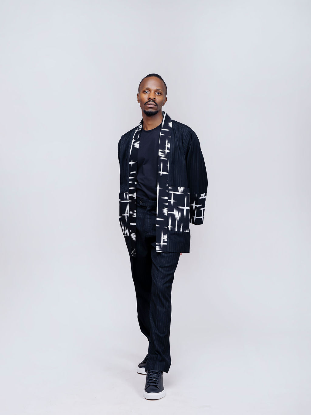 Men's custom kaftan featuring premium fabric and refined tailoring