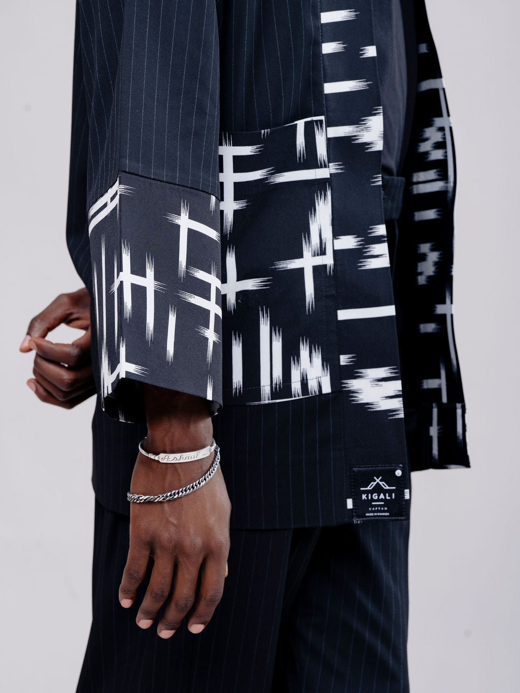 Men's custom kaftan featuring premium fabric and refined tailoring