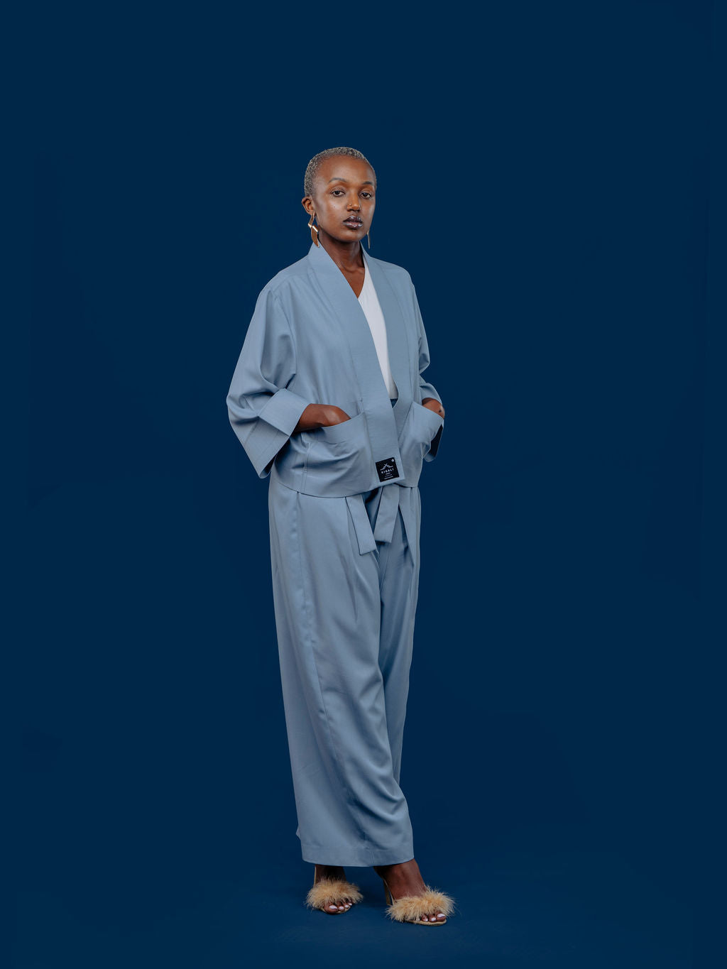 Women's elegant kaftan inspired by African heritage and modern design