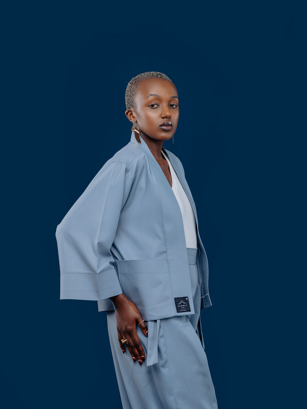 Women's elegant kaftan inspired by African heritage and modern design